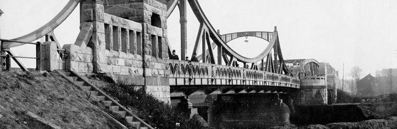 Die Zweigertbrücke in Essen-Karnap, Foto: Archiv, EMSCHERGENOSSENSCHAFT.
