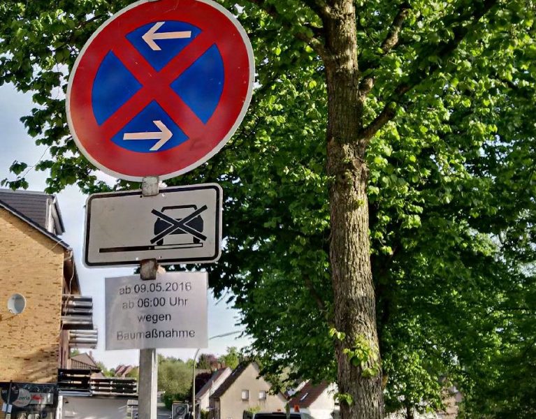 Parken und Durchfahrt verboten – was nun?