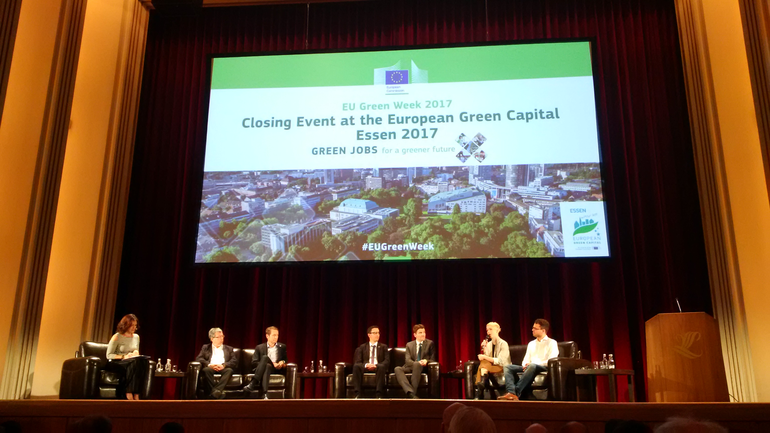 EU-Umweltkommissar besucht Grüne Hauptstadt